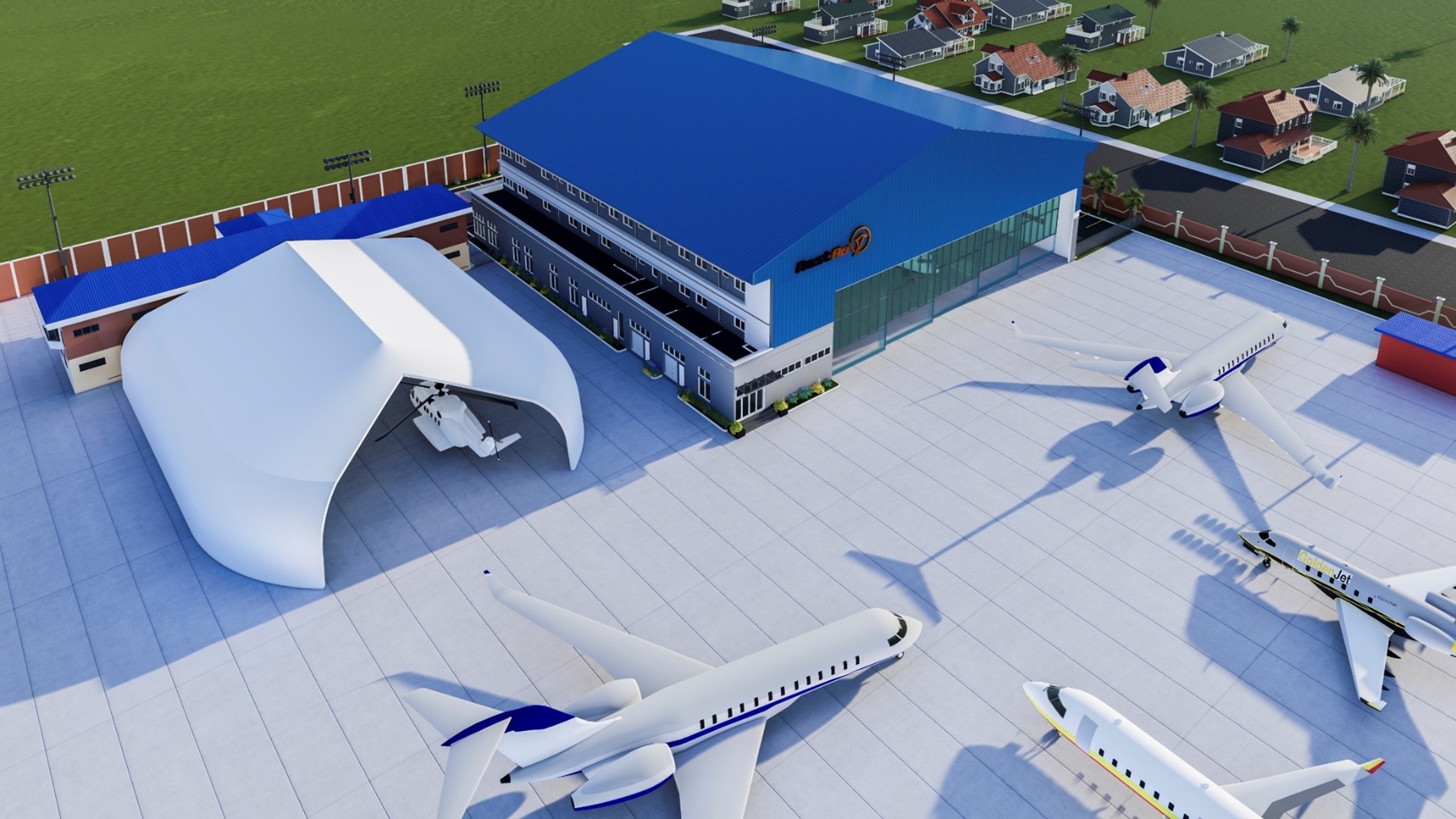 Aircraft Hangar, Air-Force Base, Port Harcourt, Rivers State